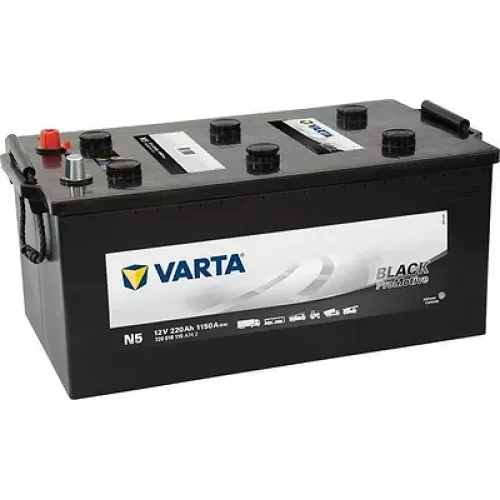 Varta PROmotive Black 220 А/ч прямая конус стандарт (518x276x242)