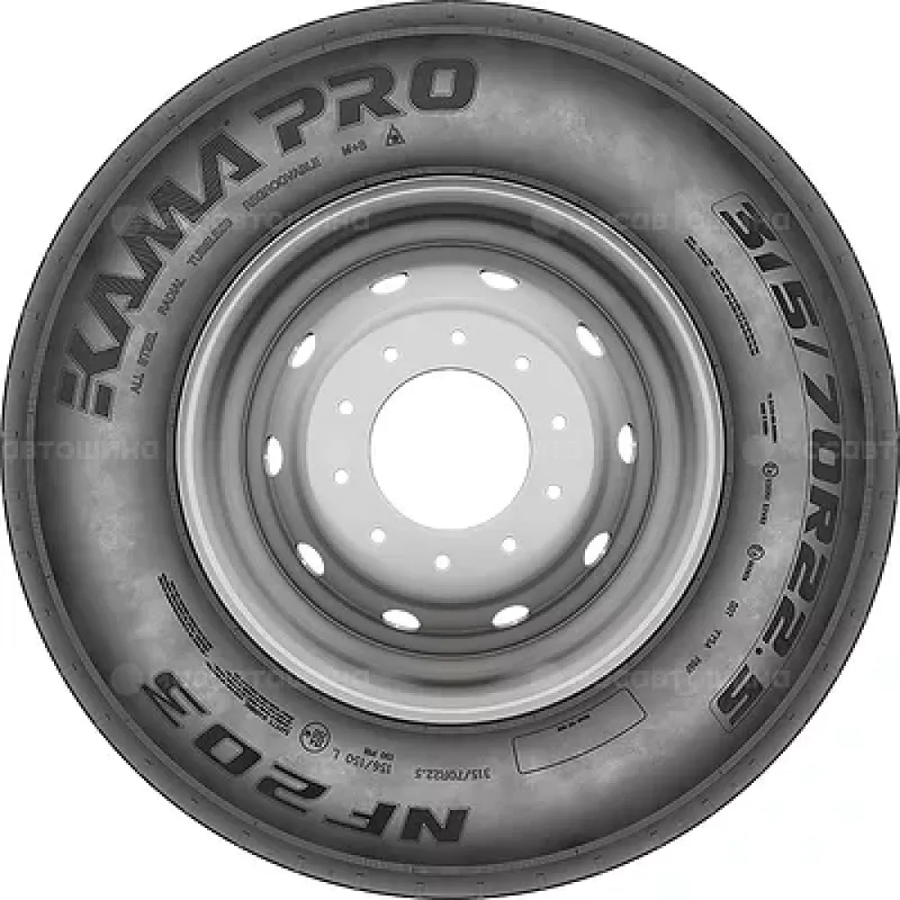 Кама NF 203 PRO 315/70 R22,5 151L (Рулевая ось)
