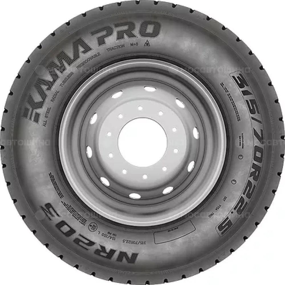 Кама NR 203 PRO 315/70 R22,5 152/148M (Ведущая ось)