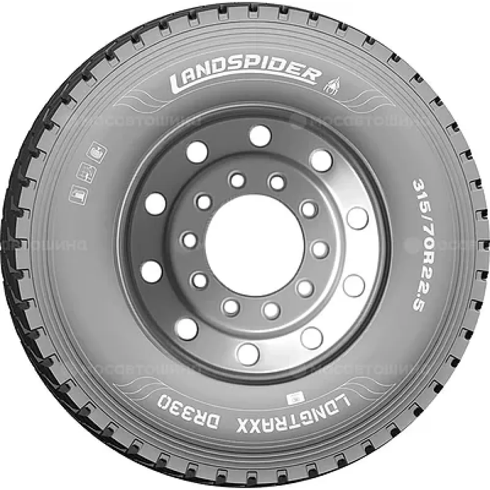 Landspider Longtraxx DR330 11x22,5 148/145L PR16 M+S 3PMSF (Ведущая ось)